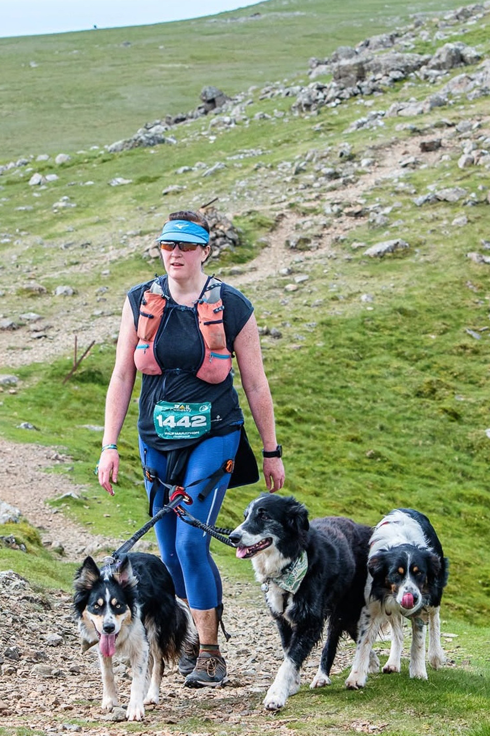 Laura with Beren, Newt, and Sprout